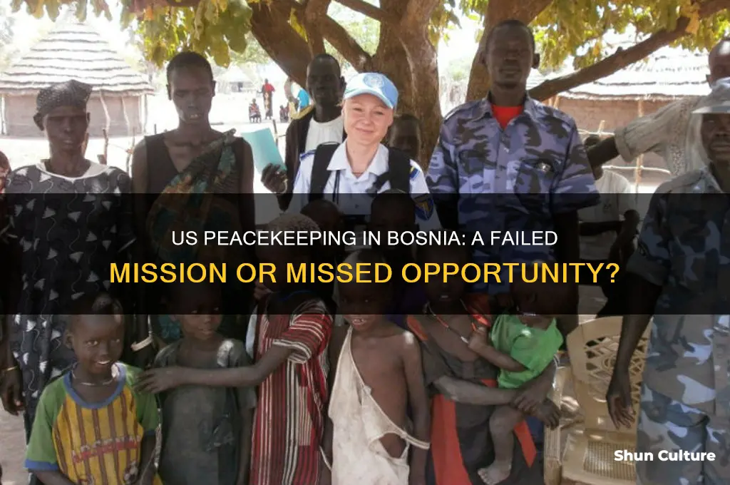 were us peace keeping forces ineffective in bosnia