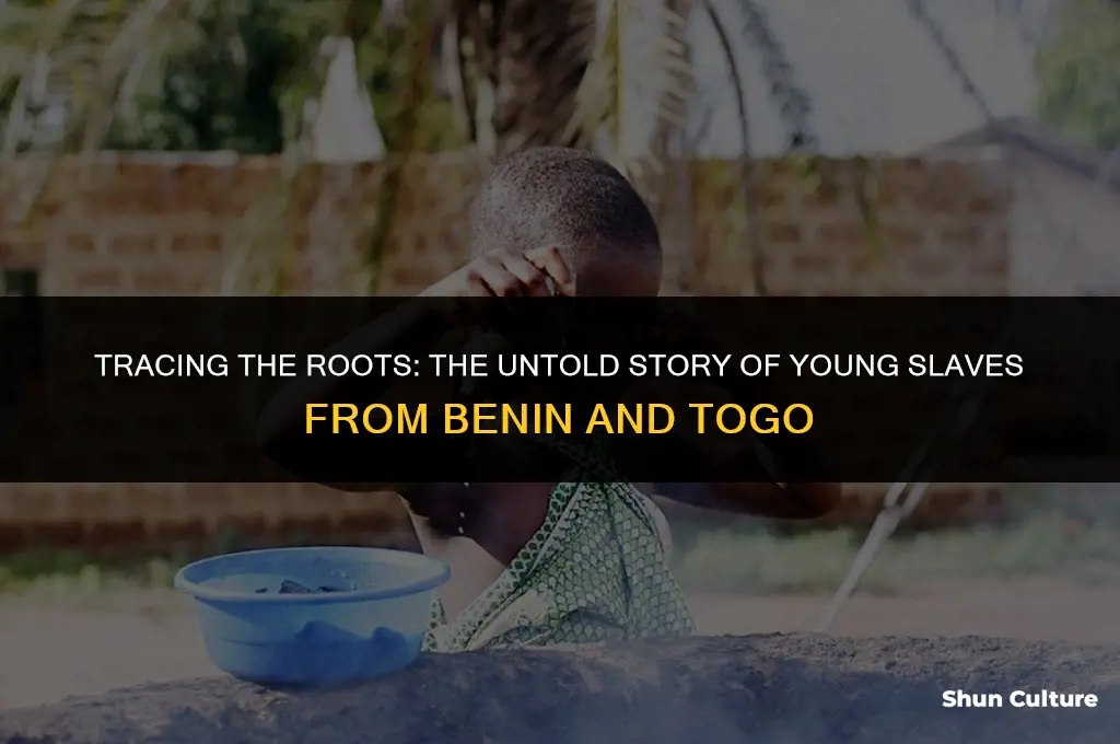 were young slaves taken from benin and togo west africa