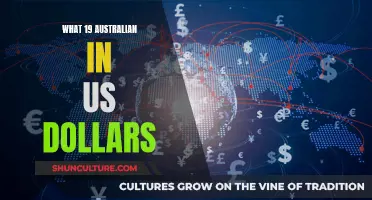 Converting Currency: 19 Australian Dollars in US Money
