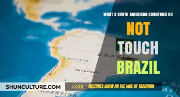 Two South American Nations That Share No Border with Brazil