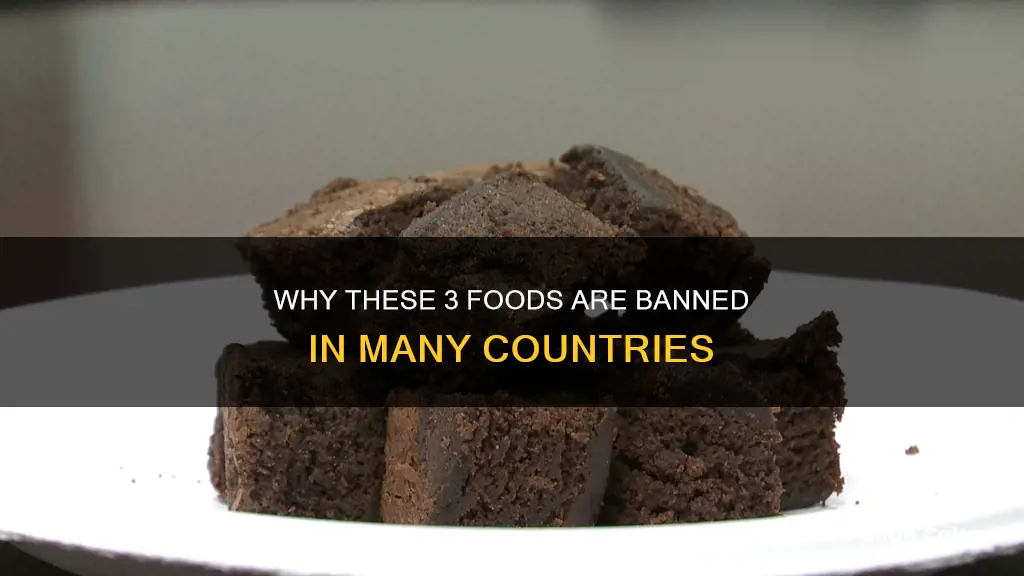 what 3 foods are banned in australia china and eu