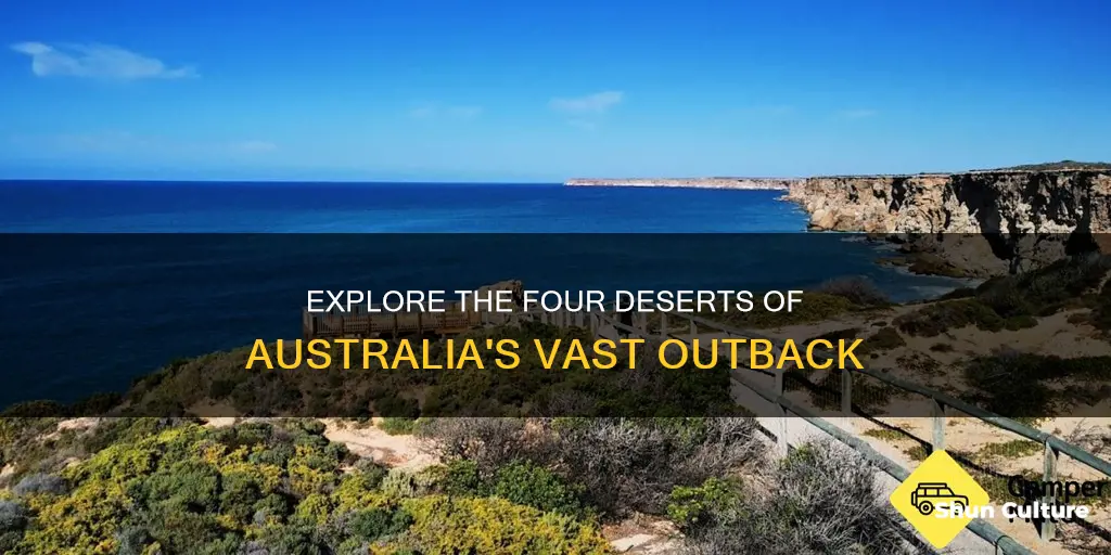 what 4 deserts make up the australian desert