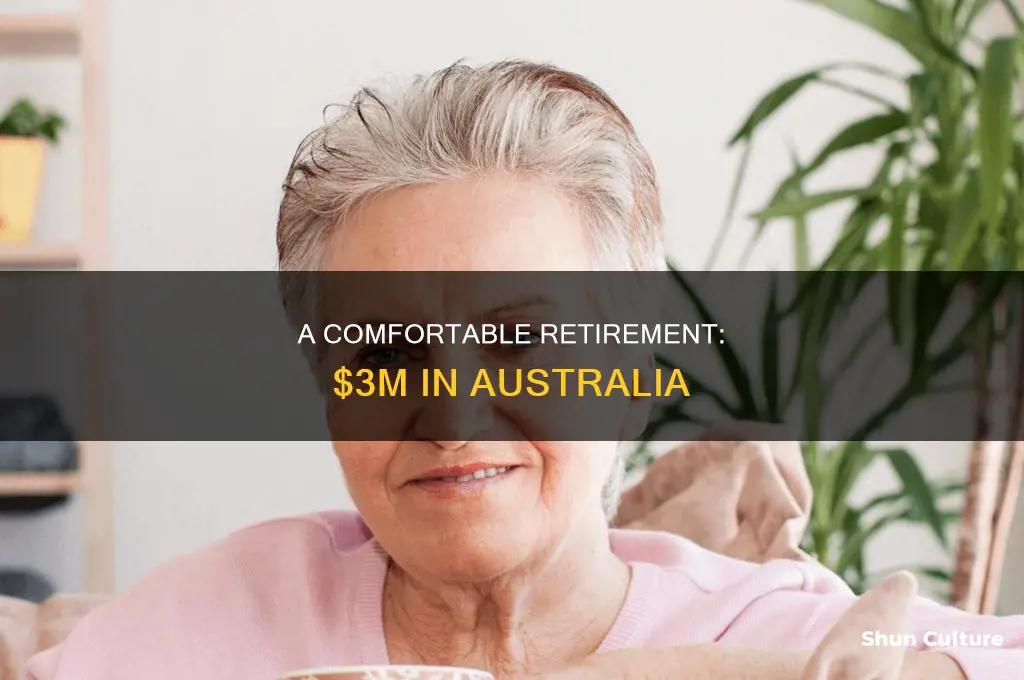 what a $3m retirement looks like in australia