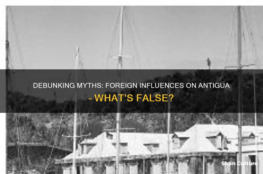 what about foreign influences on antigua is false