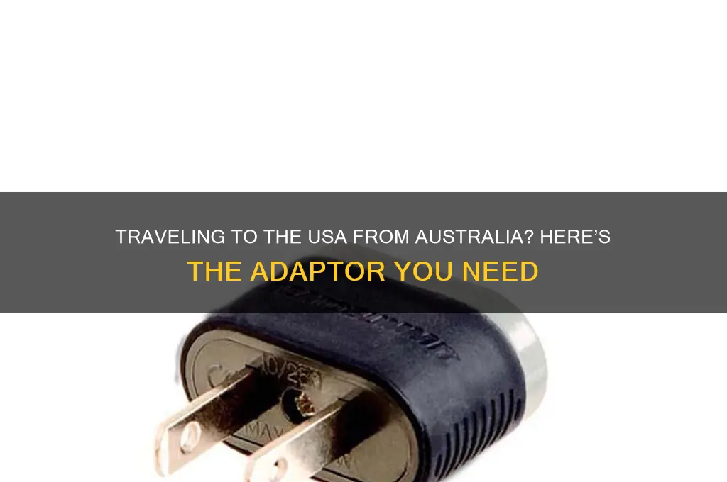 what adaptor do I need for usa from australia