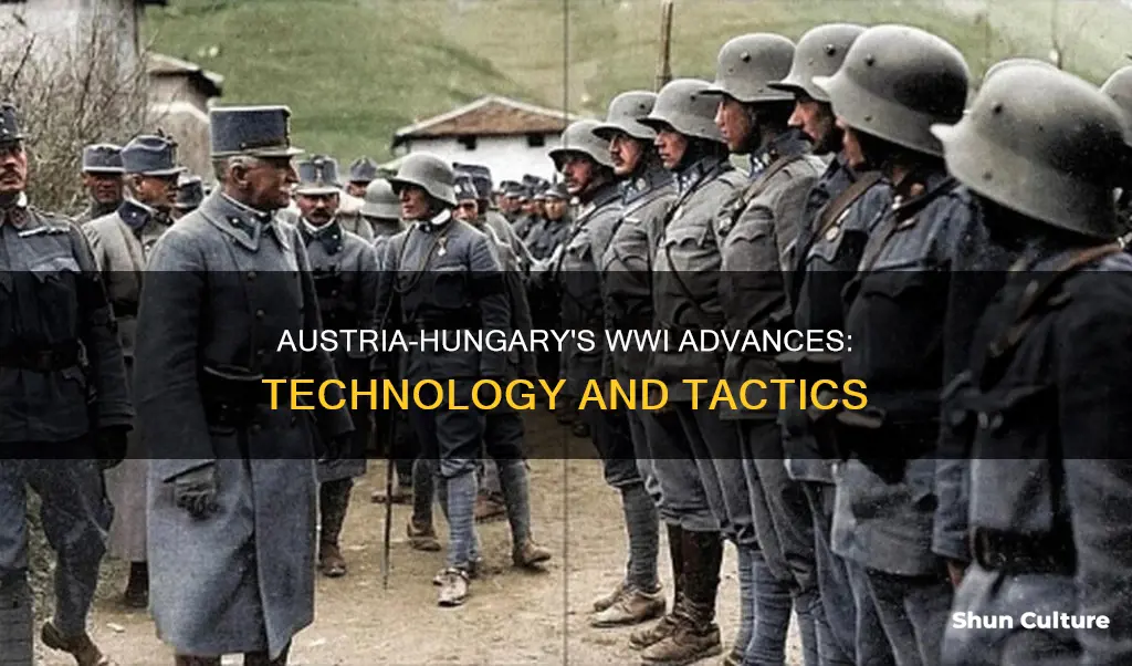 what advances did austria hungary have in ww1