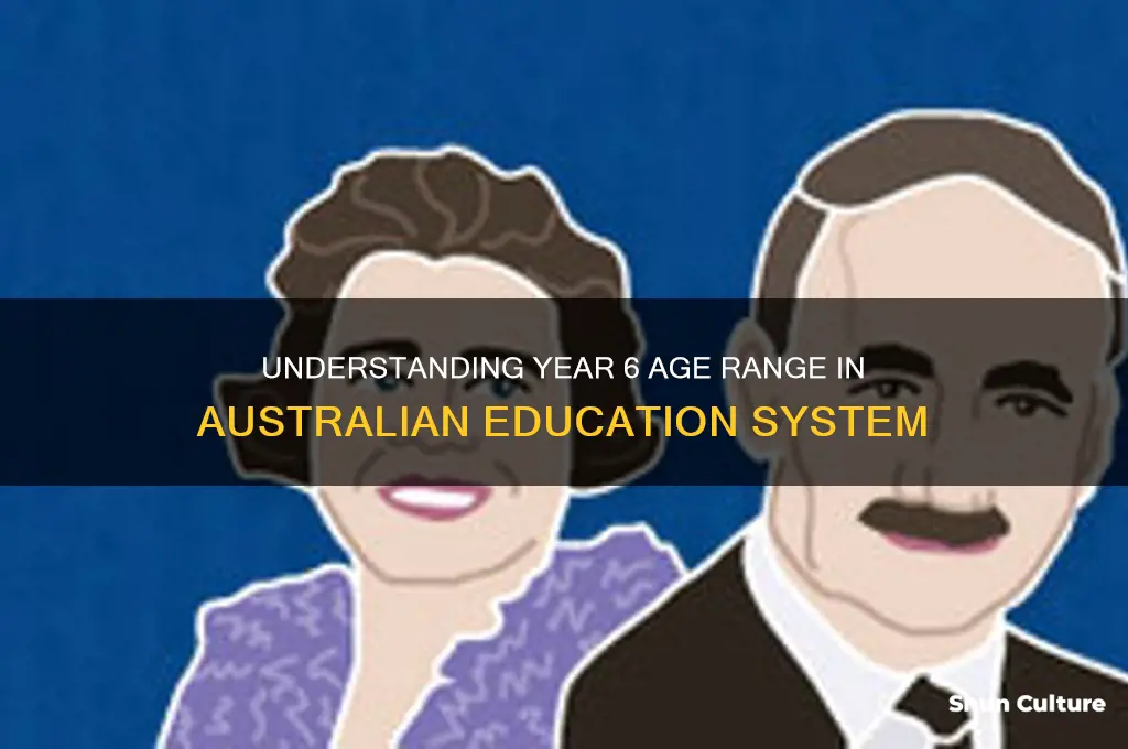 what age are you in year 6 in australia
