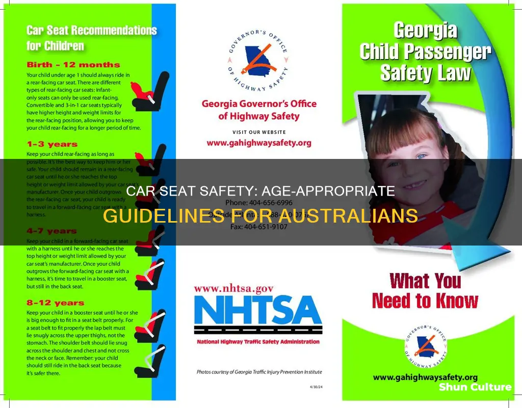 what age car seat australia