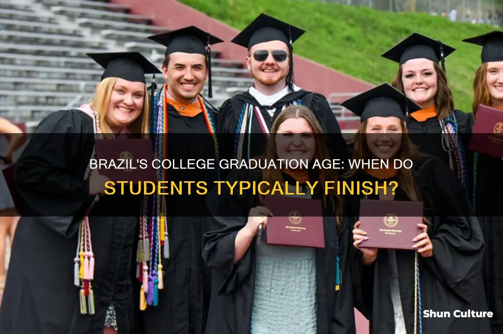what age do people graduate from college in brazil