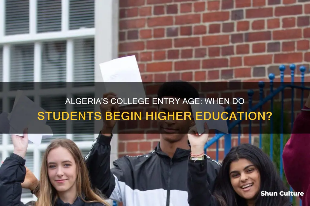 what age do you start college in algeria