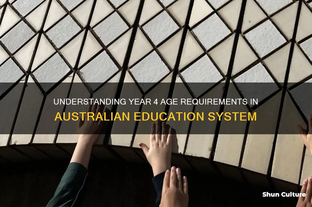what age is year 4 in australia