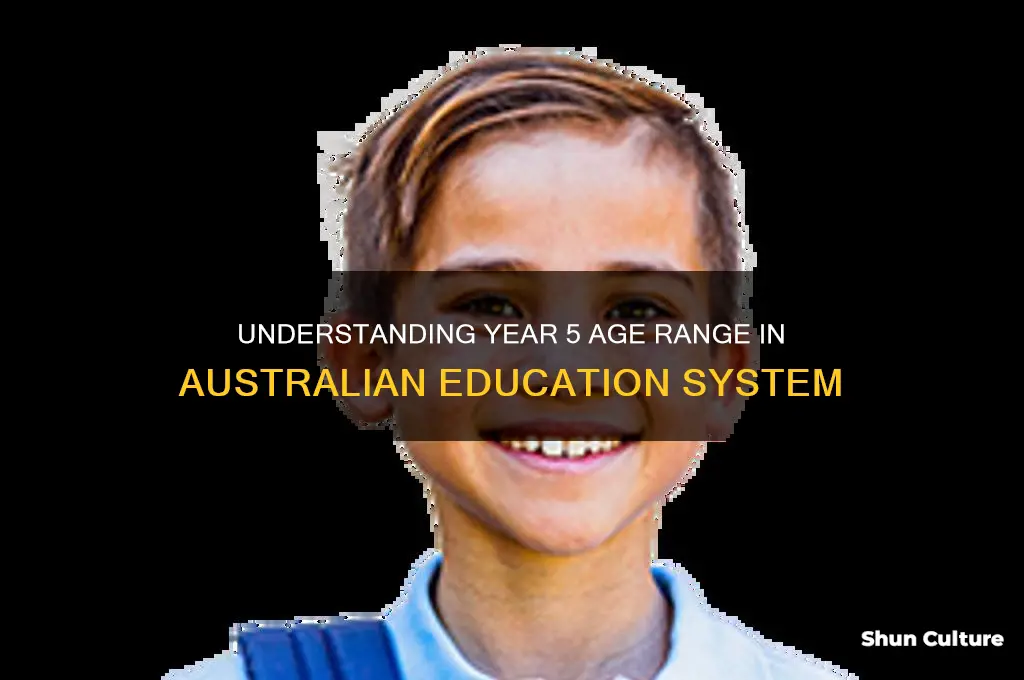what age is year 5 in australia