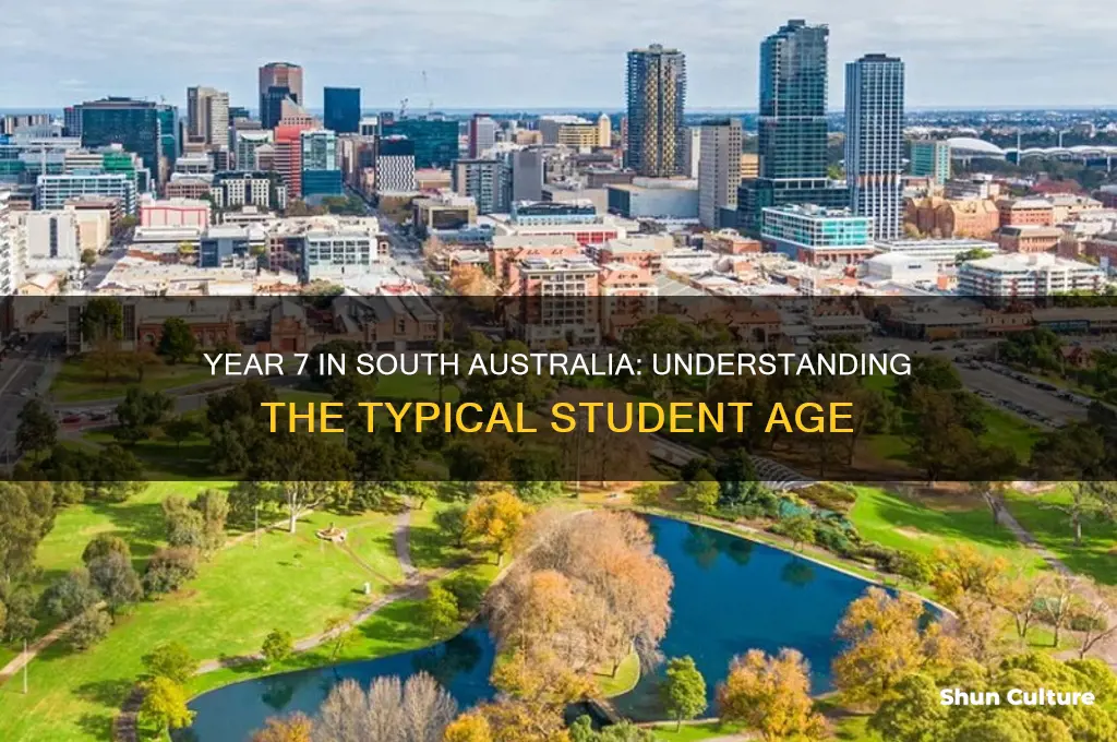 what age is year 7 in south australia