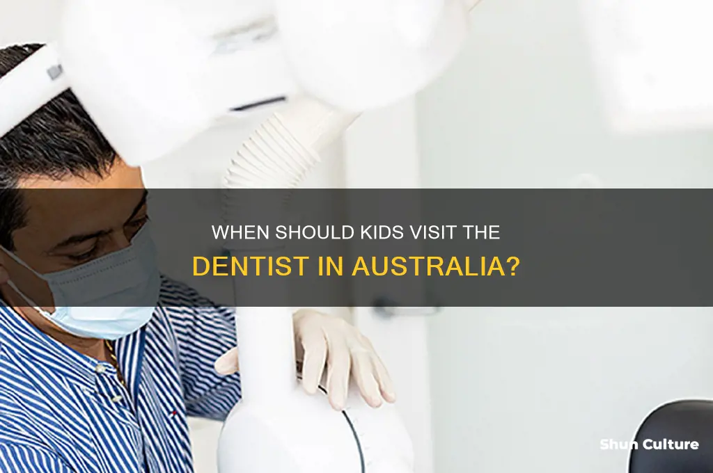 what age should a child go to the dentist australia