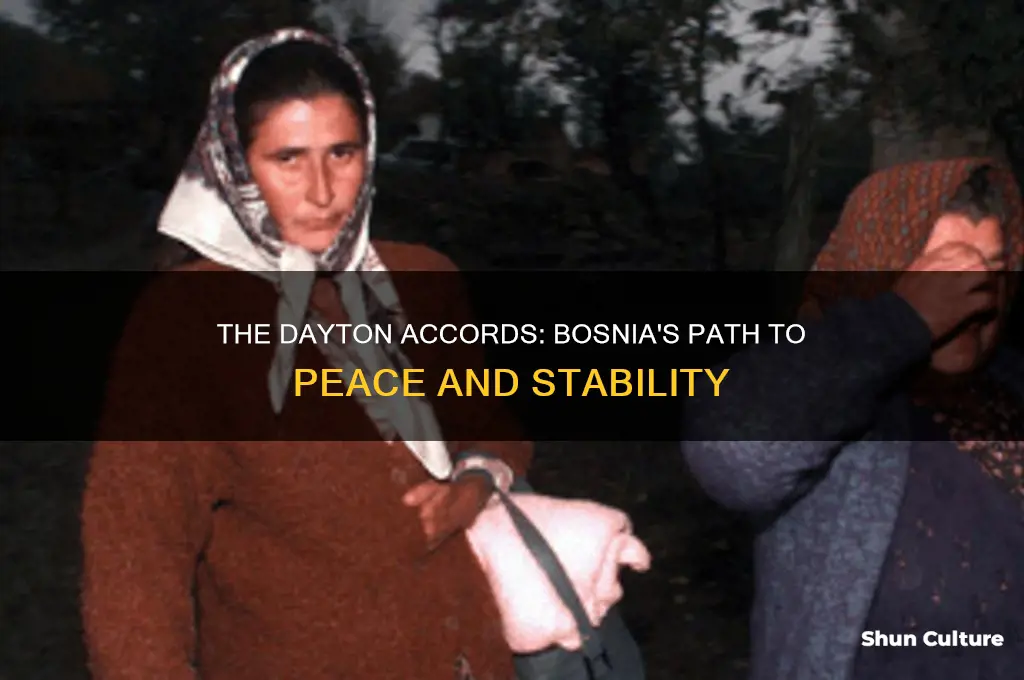 what agreement attempted to bring peace to bosnia