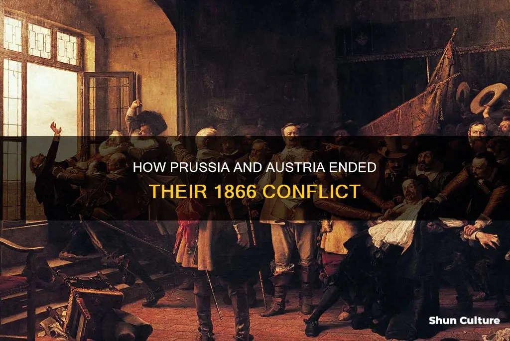 what agreement ended the 1966 war between austria and prussia