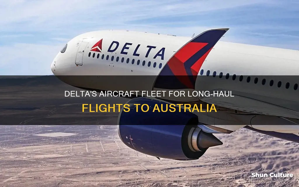 what aircraft does delta fly to australia