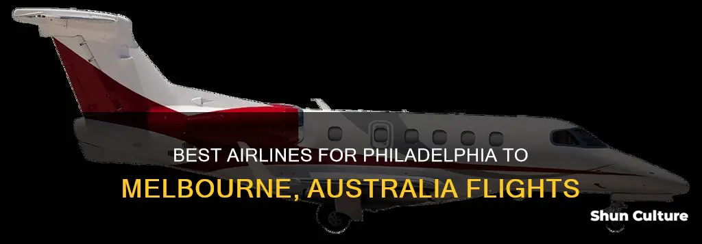 what airline flies from philadelphia to melbourne australia