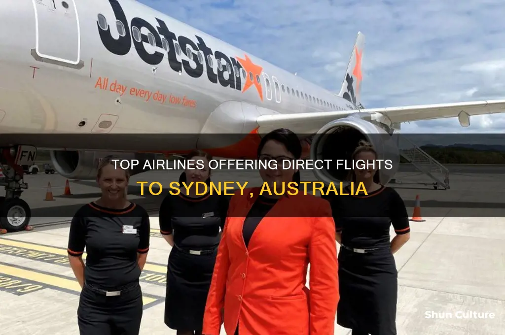 what airline flies to sydney australia