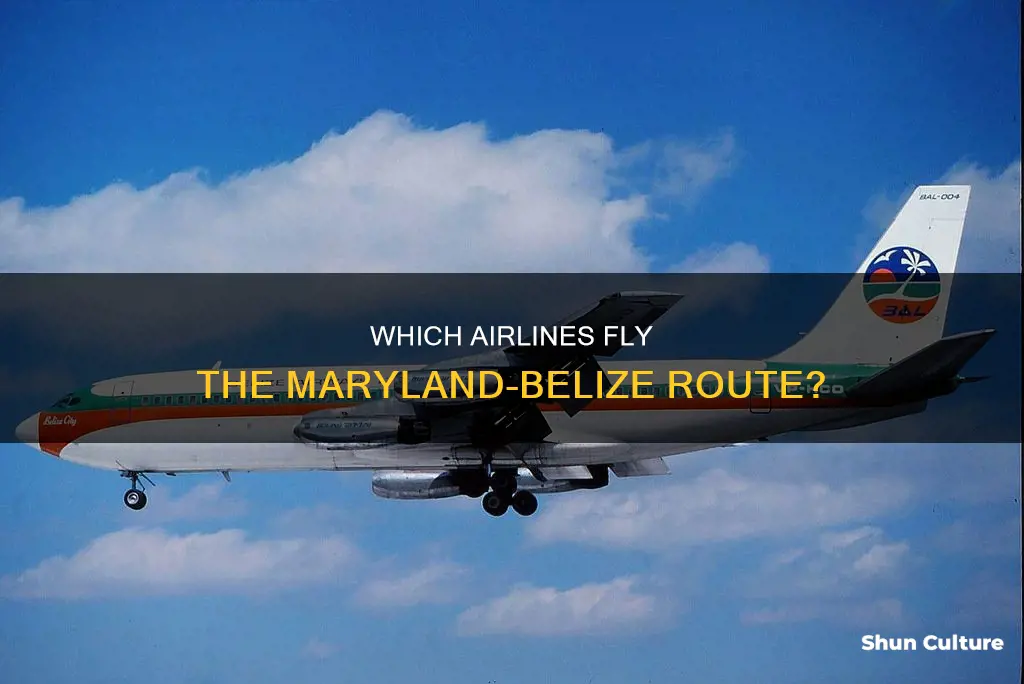 what airline flys from maryland to belize