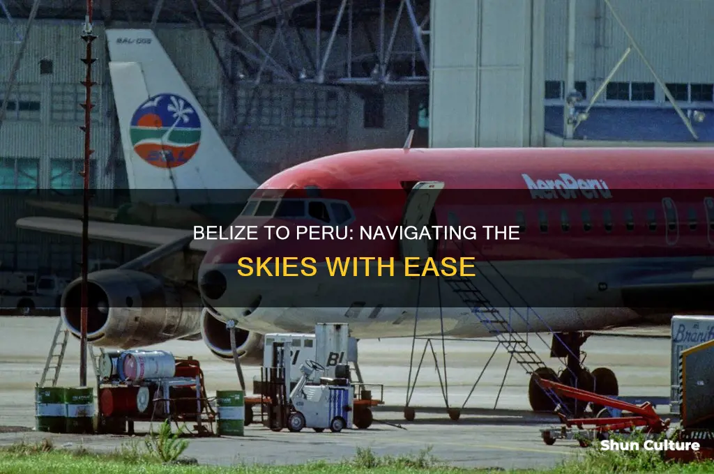 what airline from belize to peru