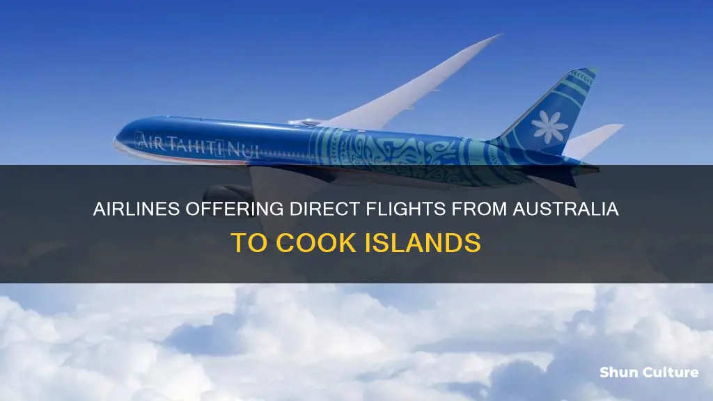 what airlines fly from australia to cook islands