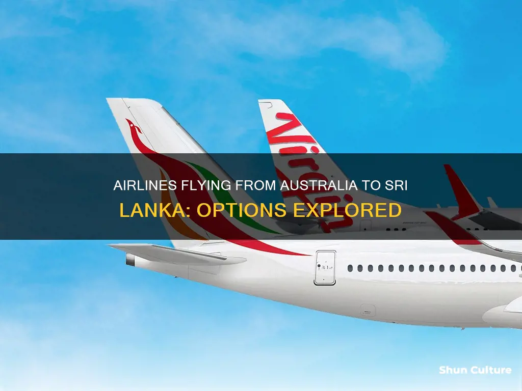 what airlines fly from australia to sri lanka