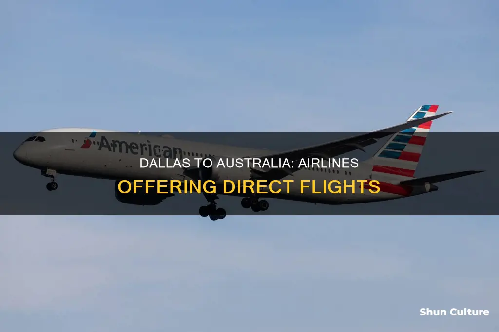 what airlines fly from dallas to australia
