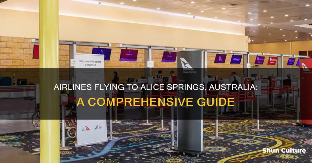 what airlines fly to alice springs australia