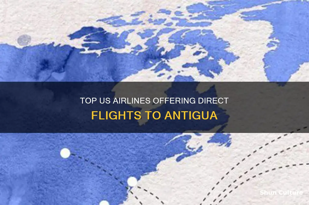 what airlines fly to antigua from the us