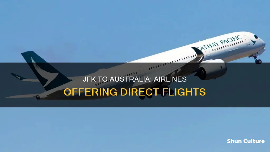 what airlines fly to australia from jfk
