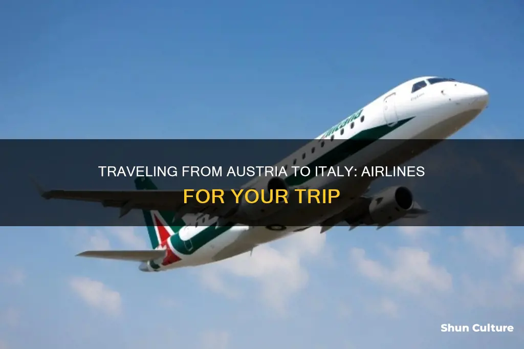 what airlines fly to austria vienna to italy