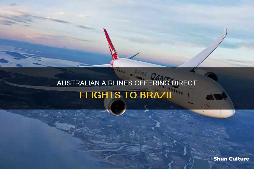 what airlines fly to brazil from australia