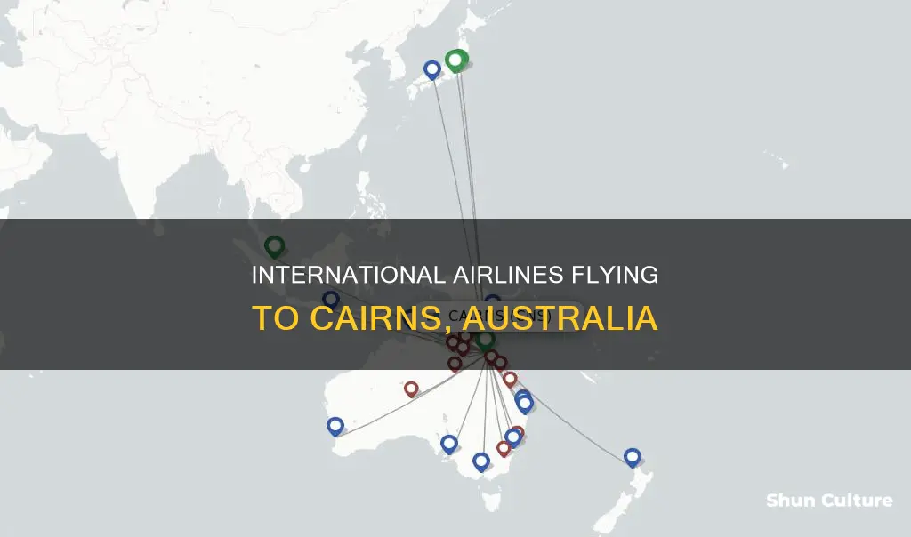 what airlines fly to cairns australia