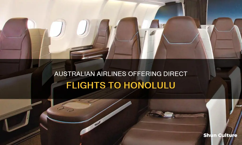 what airlines fly to honolulu from australia
