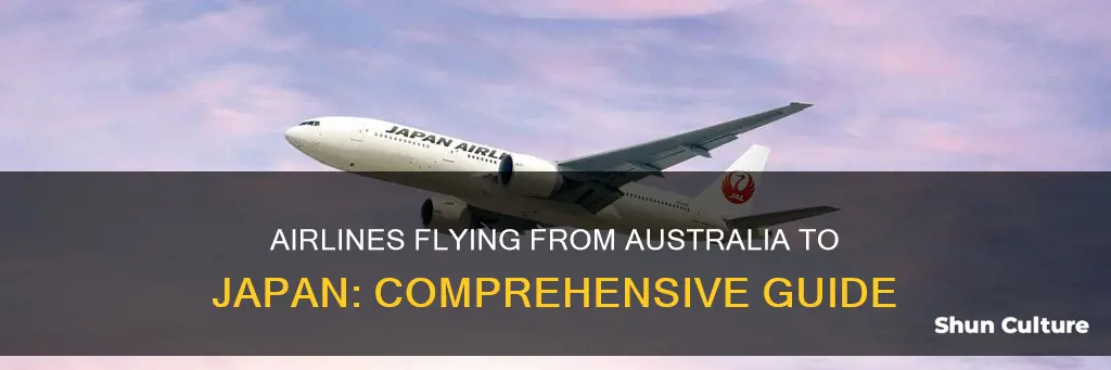 what airlines fly to japan from australia