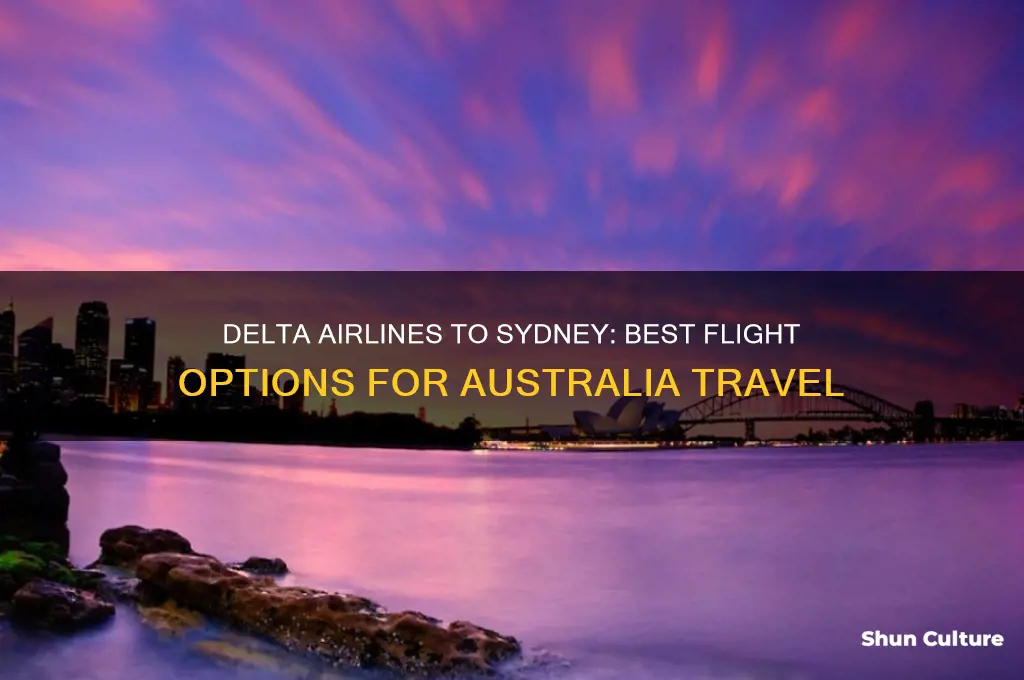 what airlines for delta to sydney australia