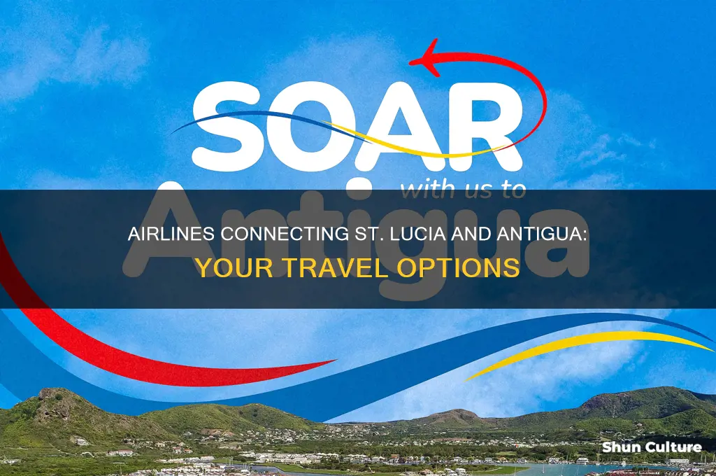 what airlines is between st lucia and antigua