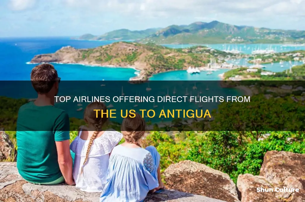 what airlines service us to antigua