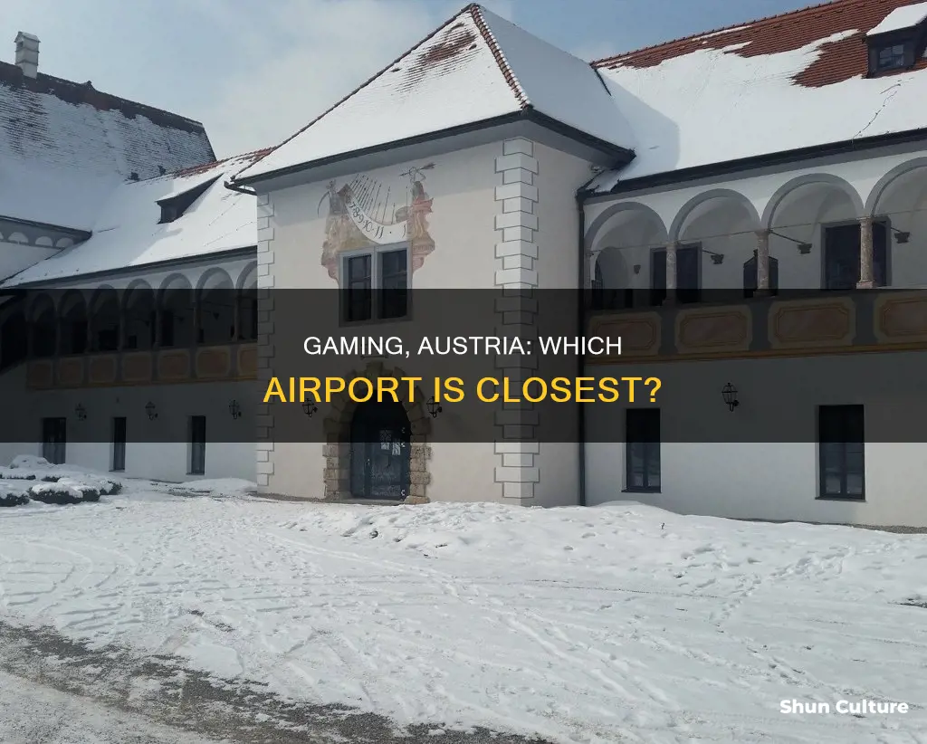 what airport id close to gaming austria