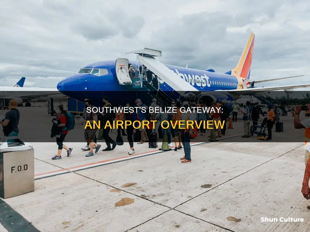 what airport in belize does southwest fly to