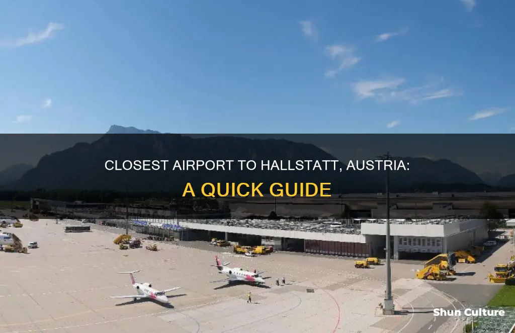 what airport is closest to hallstatt austria