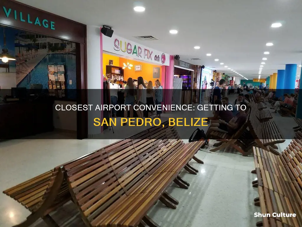 what airport is closest to san pedro belize