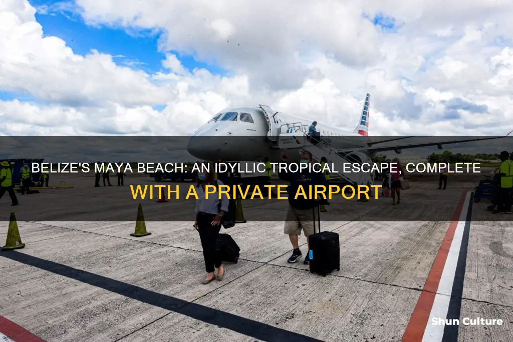 what airport locatednear a maya beach belize