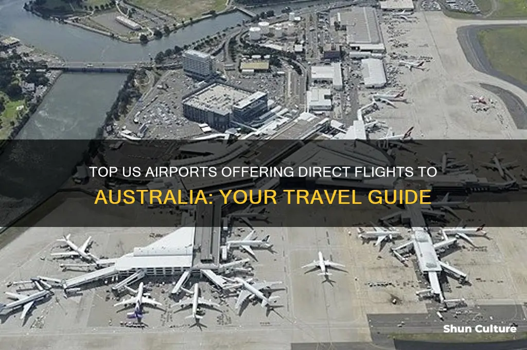 what airports in the us go to australia