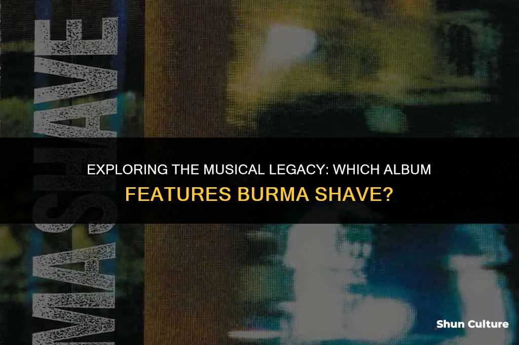 what album is burma shave on