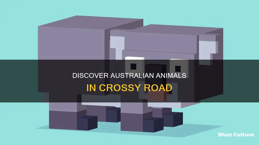 what animals are australian in crossy road