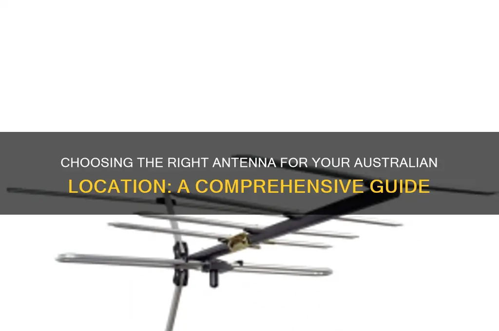what antenna do I need for my area australia