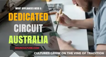 Essential Australian Appliances Requiring Dedicated Circuits for Safety and Efficiency