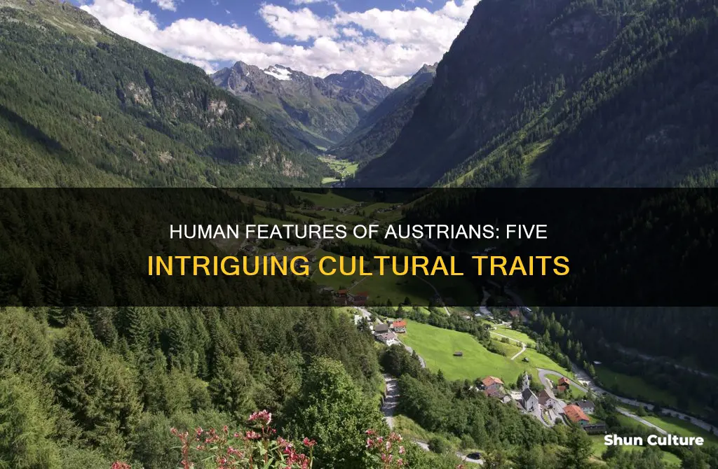 what are 5 human features of austria